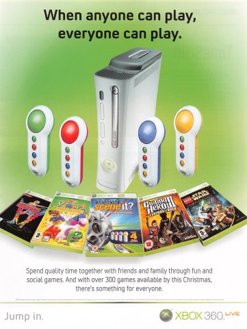 Xbox 360: When anyone can play, everyone can play (November 2007) (UK)