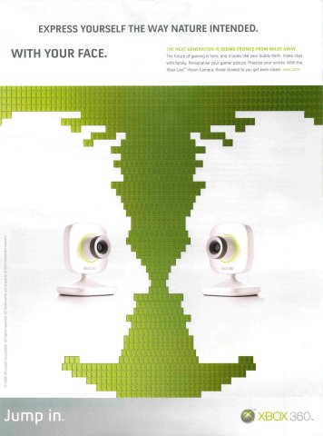 Xbox Live Vision Camera (December 2006) (UK)