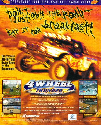 4 Wheel Thunder (February 2000) (UK)