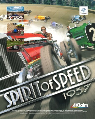 Spirit of Speed 1937 (July 2000) (UK)