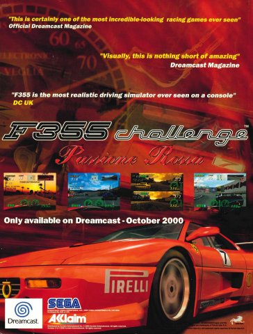 F355 Challenge Passione Rossa (October 2000) (UK)