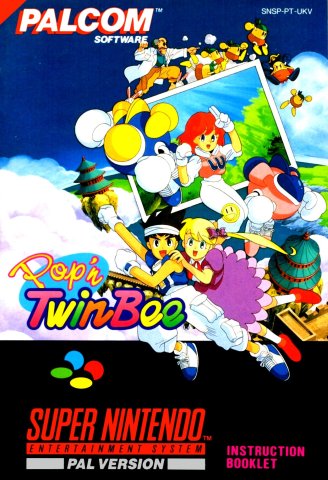 Pop'n Twinbee manual (PAL) (UK)