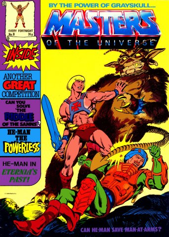 masters of the universe comic  #8  (UK)