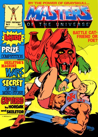 masters of the universe comic  #6  (UK)