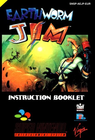 Earth Worm JIM manual (PAL) (UK-EU)