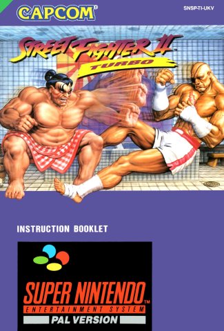 Street Fighter II Turbo manual (PAL) (UK)