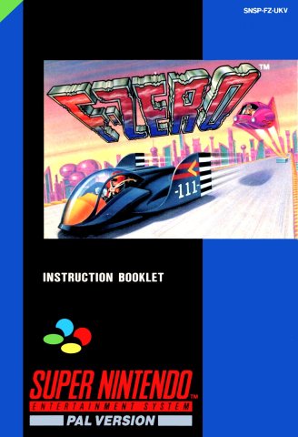 F-ZERO manual (PAL) (UK)