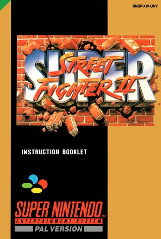 Super Street Fighter II manual (PAL) (UK)