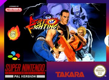 Art Of Fighting box art (PAL) (UK)