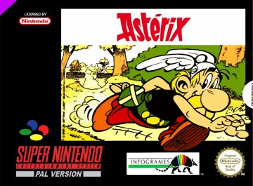 Astérix box art (PAL) (UK)