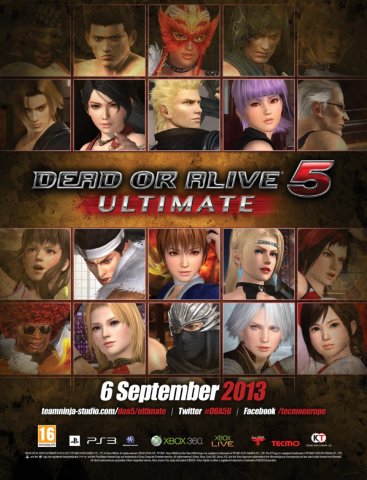 Dead Or Alive 5 Ultimate (August 2013) (UK)