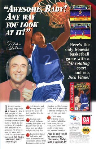 Dick Vitale's "Awesome, Baby!" College Hoops (January 1995)