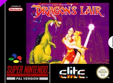 Dragon's Lair box art (PAL) (UK)