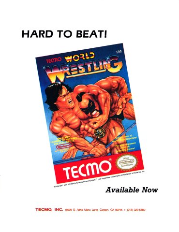 Tecmo World Wrestling (June 1990)