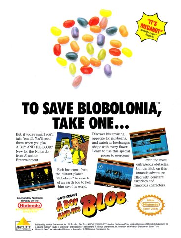 David Crane's A Boy and His Blob (May 1990)