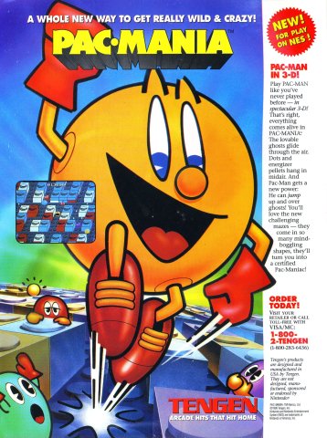 Pac-Mania (November 1990)