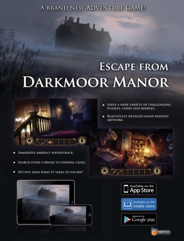 Escape From Darkmoor Manor (September 2013) (UK)