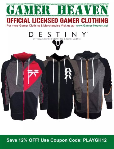 Gamer Heaven Official Licensed Gamer Clothing: Destiny (November 2014) (UK)