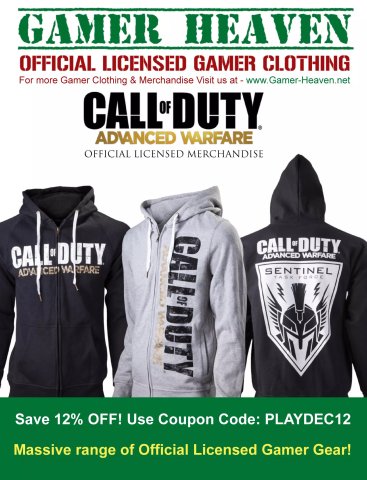 Gamer Heaven Official Licensed Gamer Clothing: Call of Duty: Advanced Warfare (December 2014) (UK)