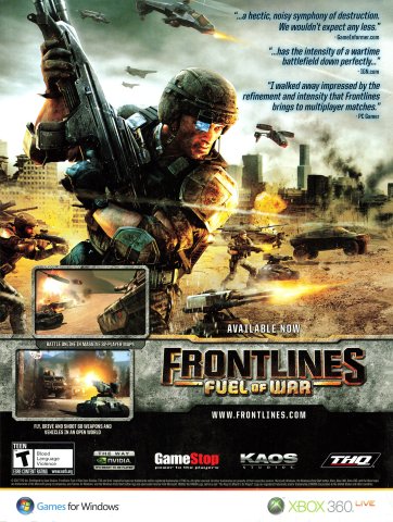 Frontlines: Fuel of War (March 2008)