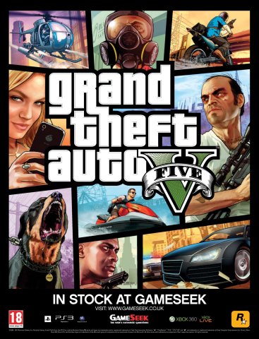 Grand Theft Auto V (October 2013) (UK)