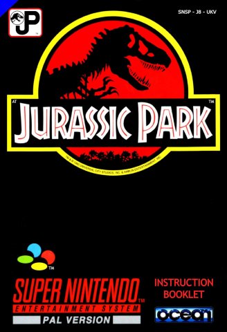 Jurassic Park manual (PAL) (UK)