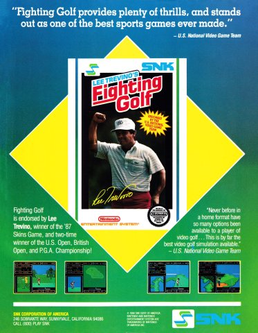 Lee Trevino's Fighting Golf (March 1989)