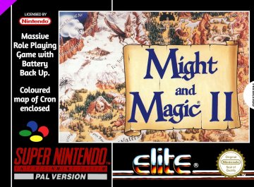 MIGHT AND MAGIC II box art (PAL) (UK))