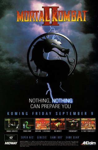 Mortal Kombat II (September 1994)