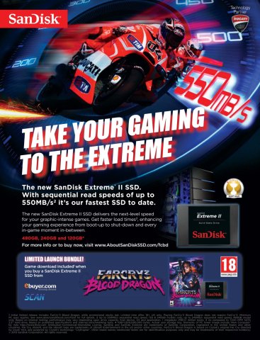 Sandisk Extreme II SSD with Far Cry 3: Blood Dragon download (October 2013) (UK)