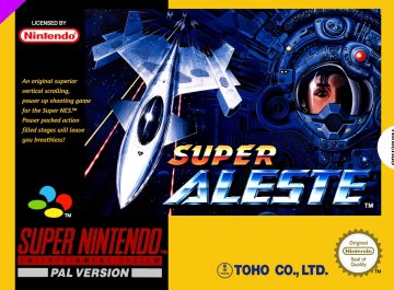 Super Aleste box art (PAL) (UK)