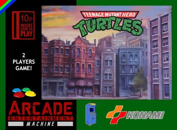 Teenage Mutant Ninja Turtles arcade box art