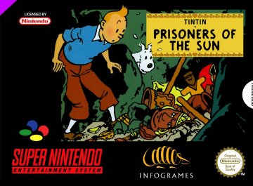 Tintin: Prisoners of the Sun box art (PAL) (UK) (EU)