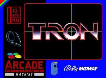 Tron 1982 arcade box art