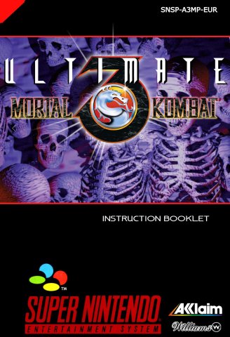 Ultimate Mortal Kombat 3 manual (PAL) (UK)