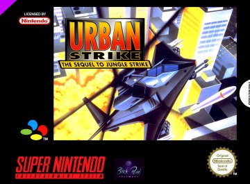 Urban Strike: The Sequel to Jungle Strike box art (PAL) (UK) (EU)