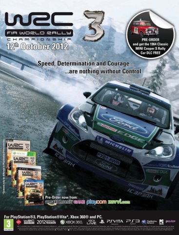 WRC 3: FIA World Rally Championship (October 2012) (UK)