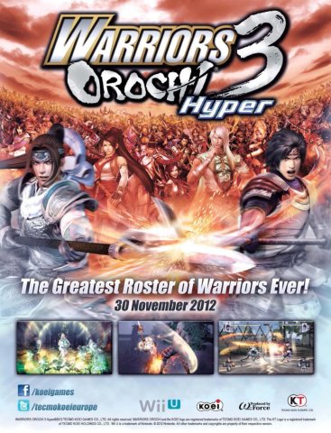 Warriors Orochi 3 Hyper (December 2012) (UK)