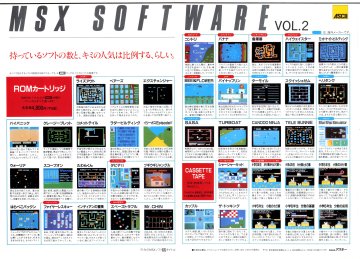 MSX games (June 1984) (JP)