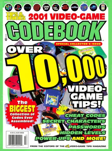 Tips & Tricks Video-Game Codebook Volume 08 Issue 06 (2001)