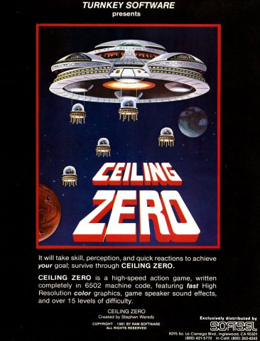 Ceiling Zero (March 1982)