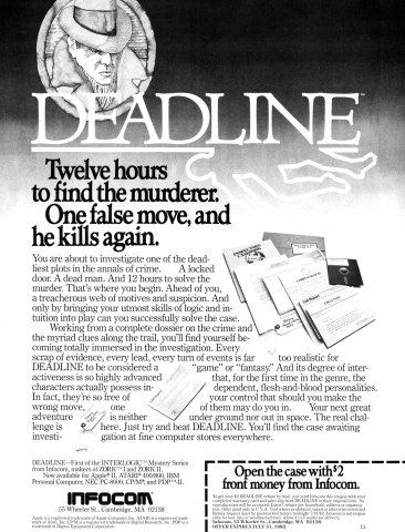 Deadline (May 1982)